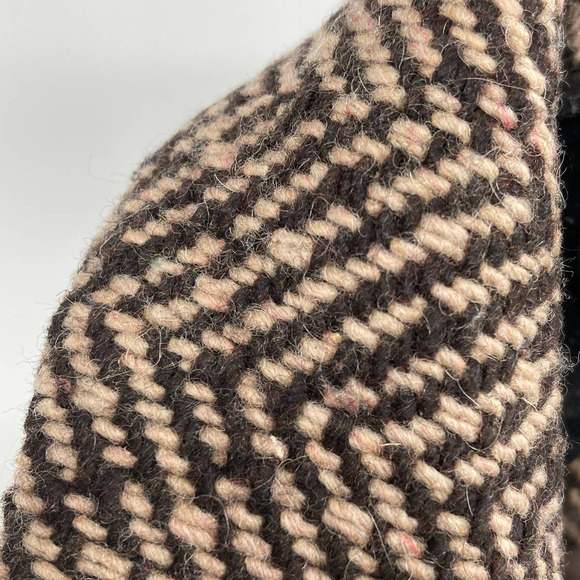 Covington Tweed Herringbone Belted Mid-Length Coat - Picture 10 of 10